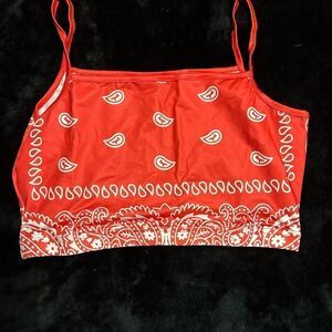 2022 Graphic Red Bandana Tracksuit-Large